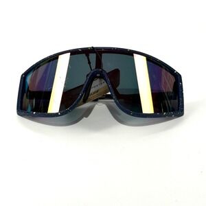 New Foster Grant x Panama Jack Surf Shield Blue Sunglasses (with scratches)